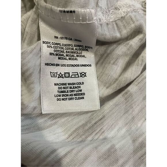 Anthropologie T.La Zebra Print Pocket V-Neck Short Sleeve Tee Shirt NWT small - Picture 6 of 6